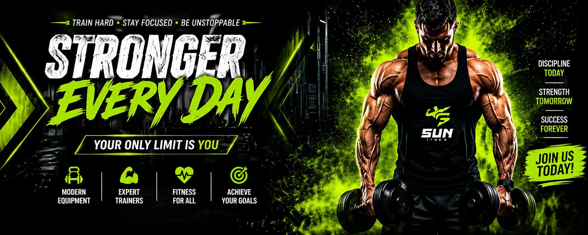 Stronger Every Day - Sun Fitness