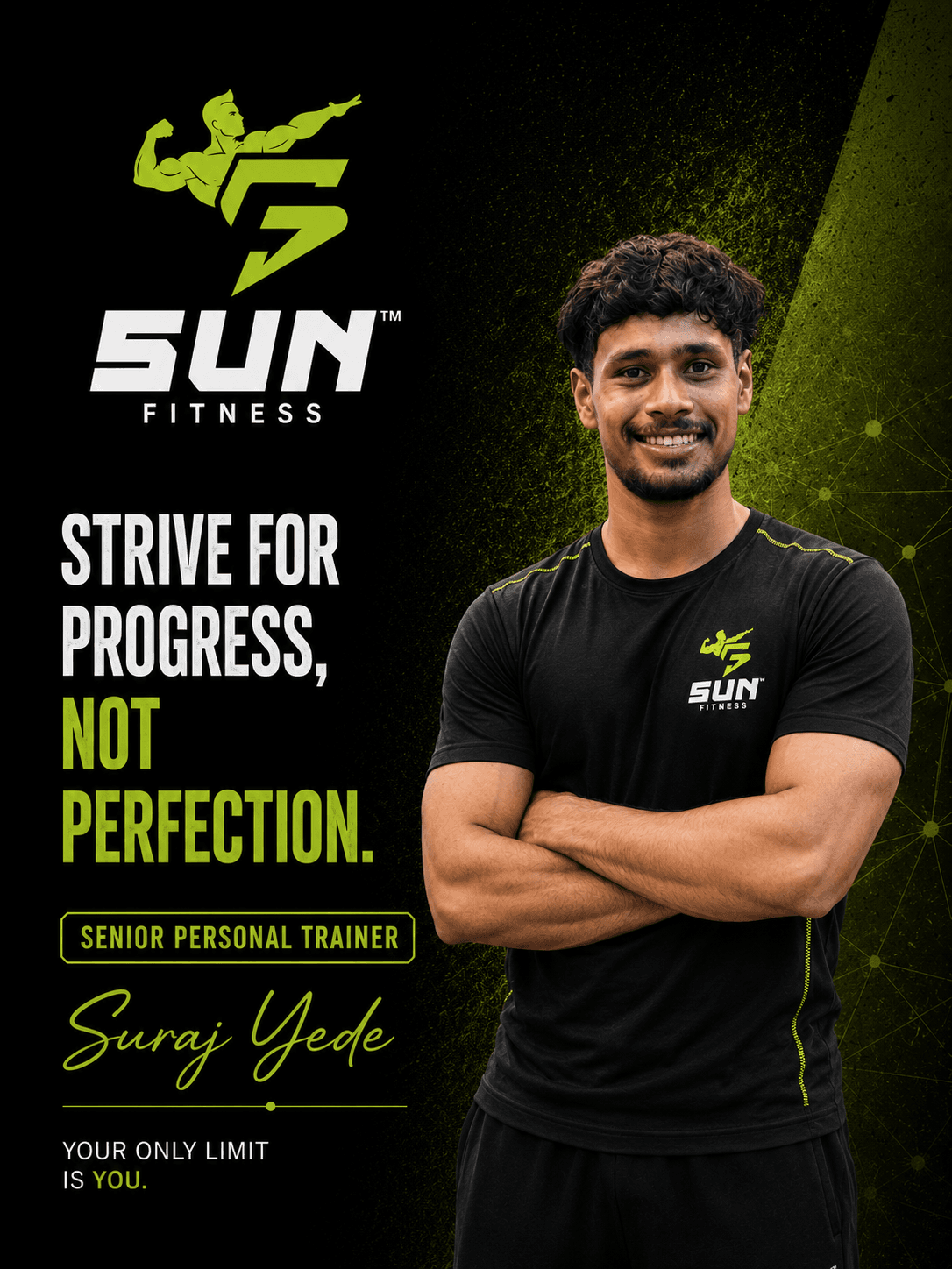 Suraj Yede - Expert Fitness Trainer at Sun Fitness Beed