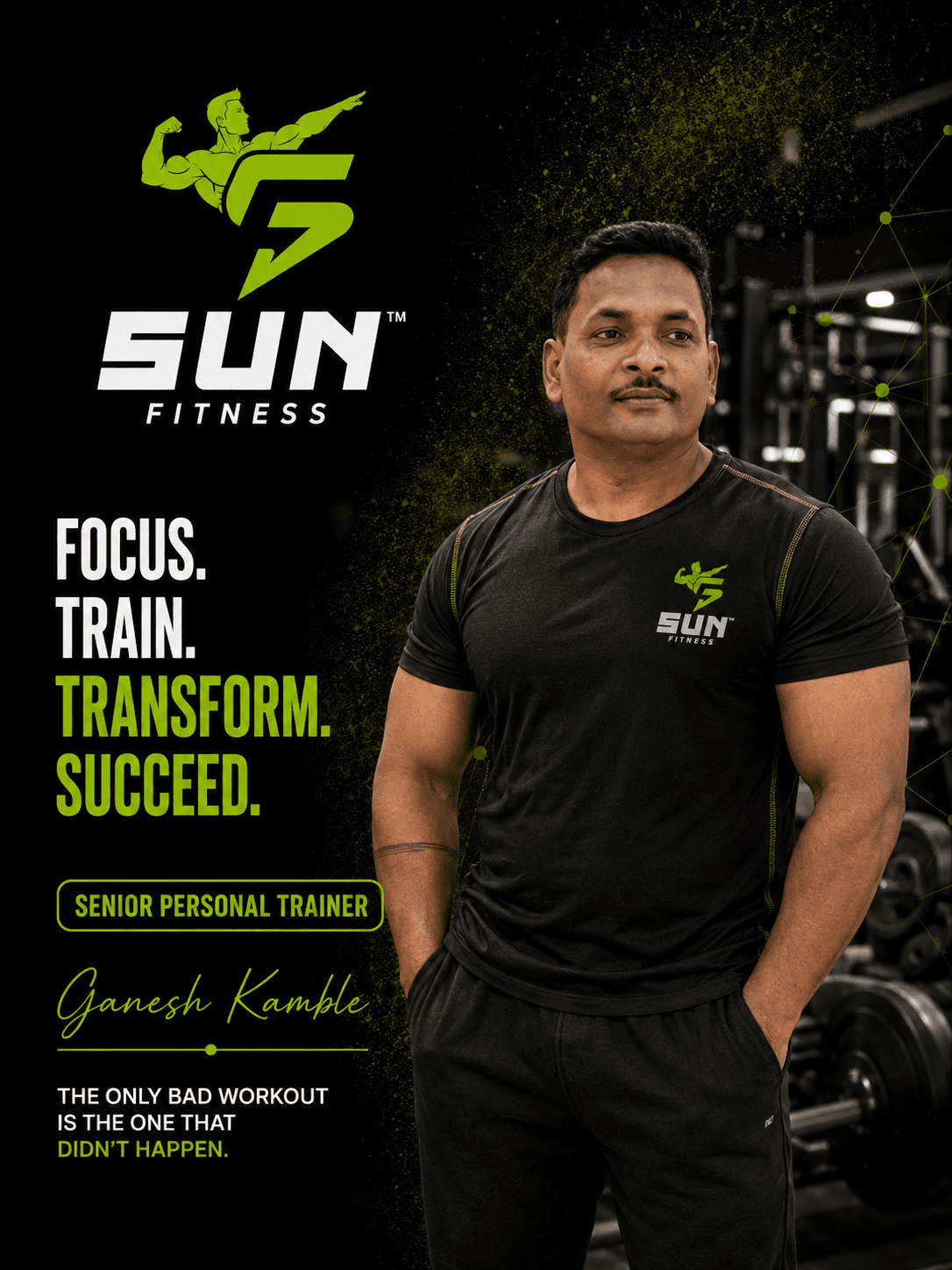 Ganesh Kamble - Expert Fitness Trainer at Sun Fitness Beed