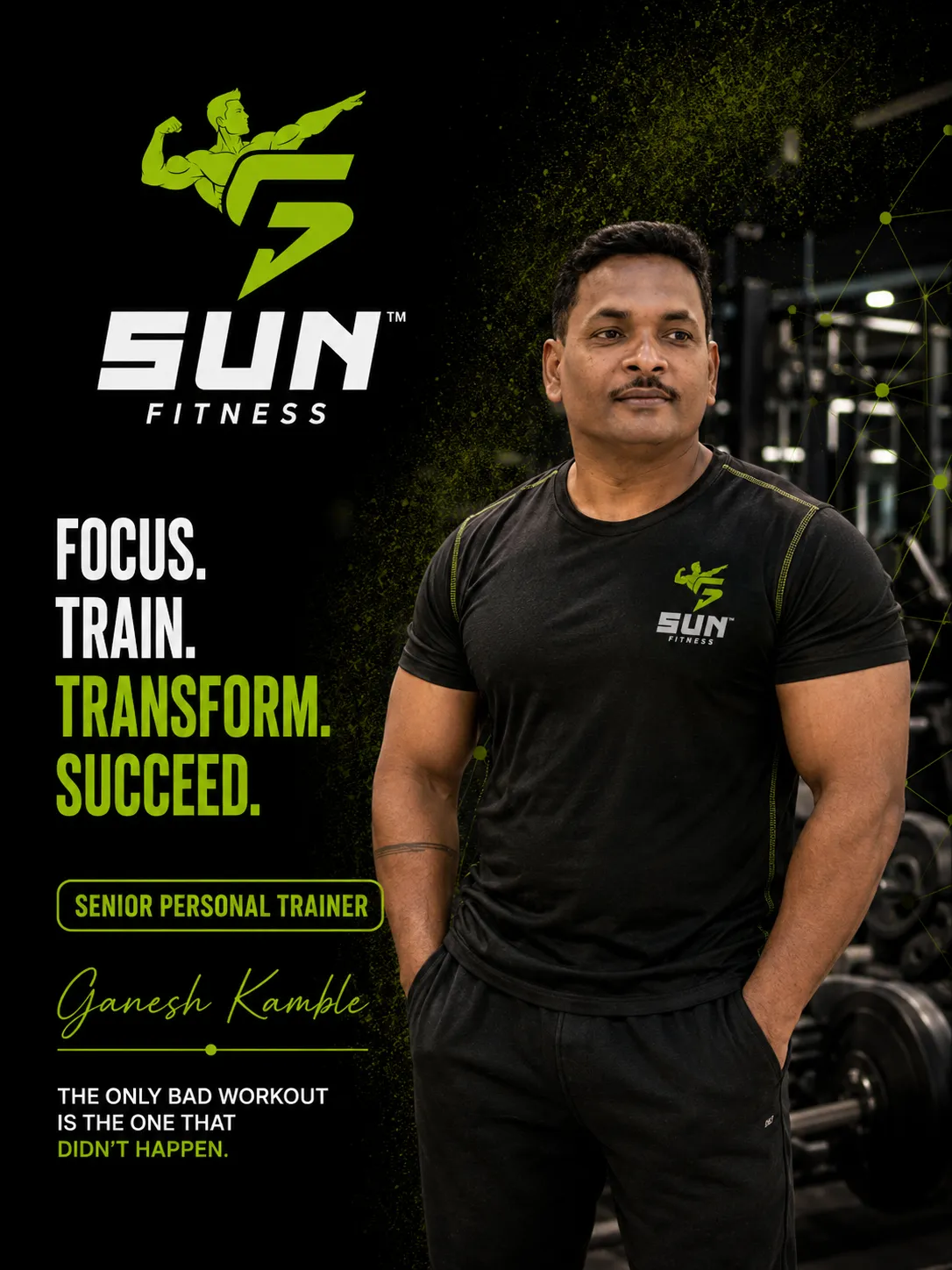 Ganesh Kamble - Expert Fitness Trainer at Sun Fitness Beed