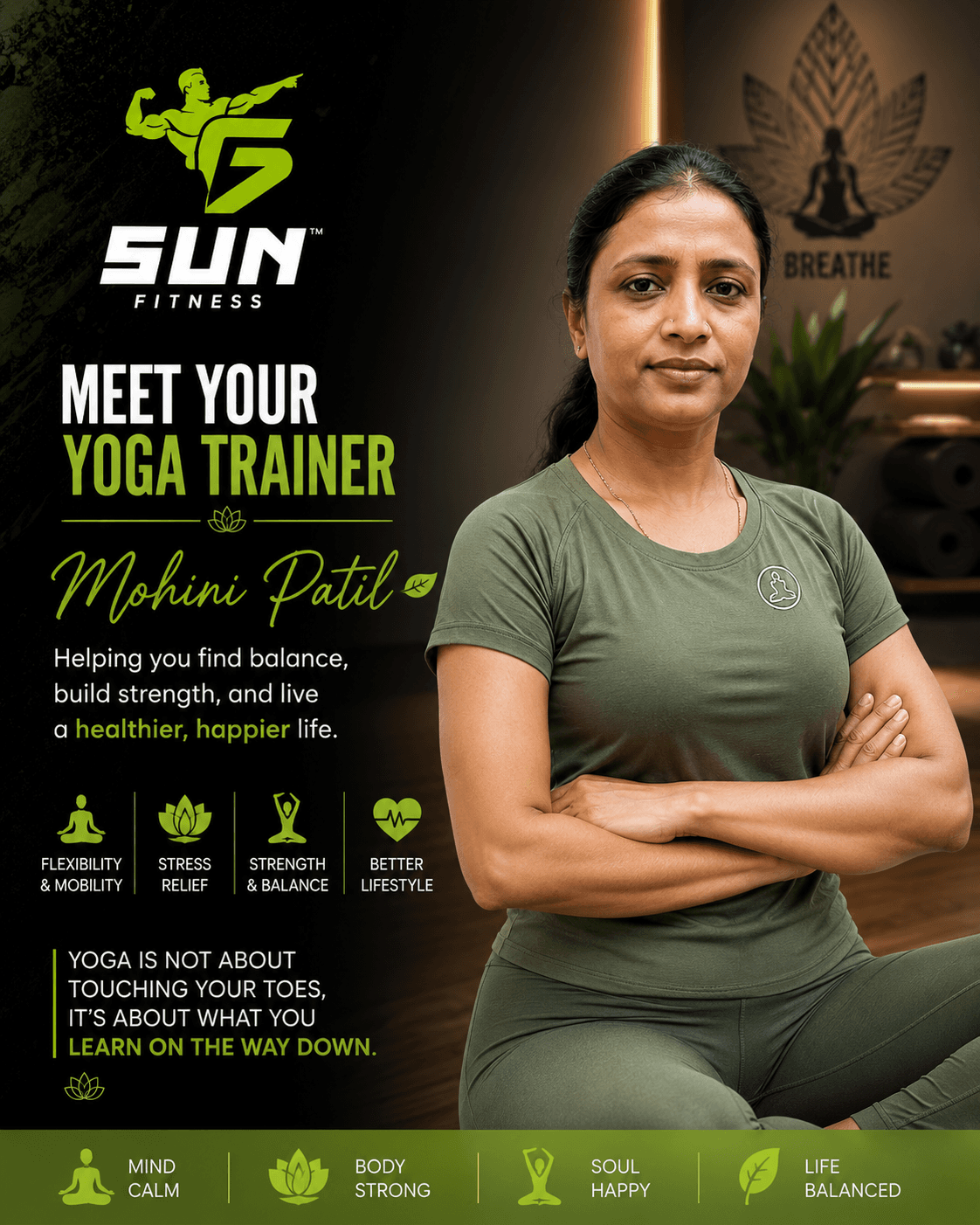 Mohini Patil - Expert Fitness Trainer at Sun Fitness Beed