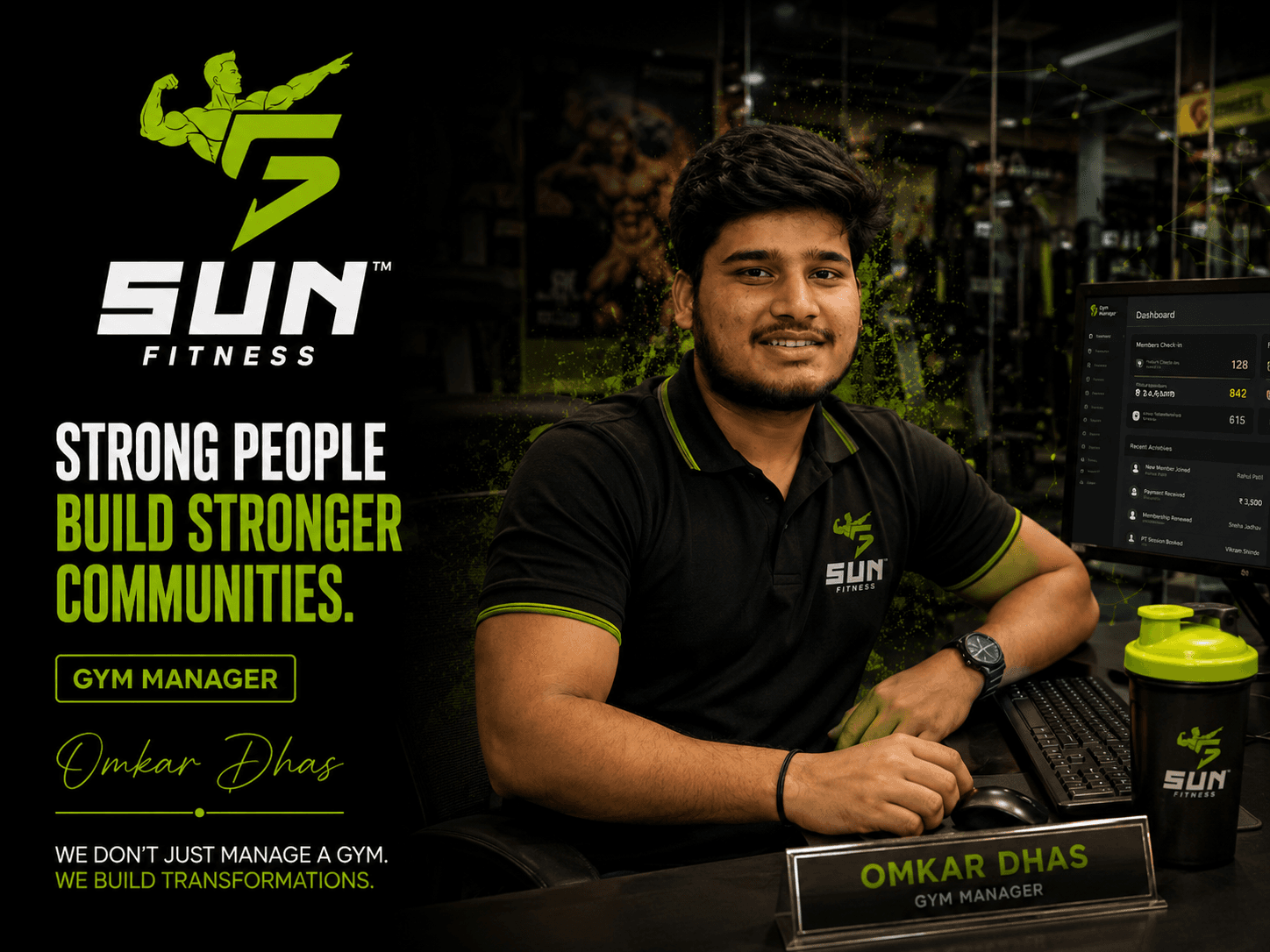 Omkar Dhas - Gym Manager / Trainer at Sun Fitness Beed